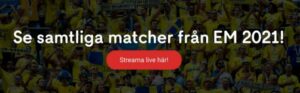 Fotbolls EM 2021 live stream
