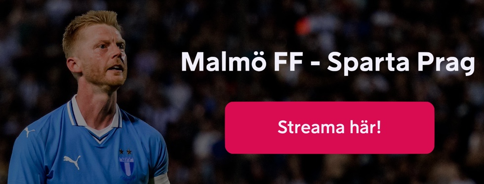 Malmö FF Sparta Prag streaming? Streama MFF Prag livestreaming!